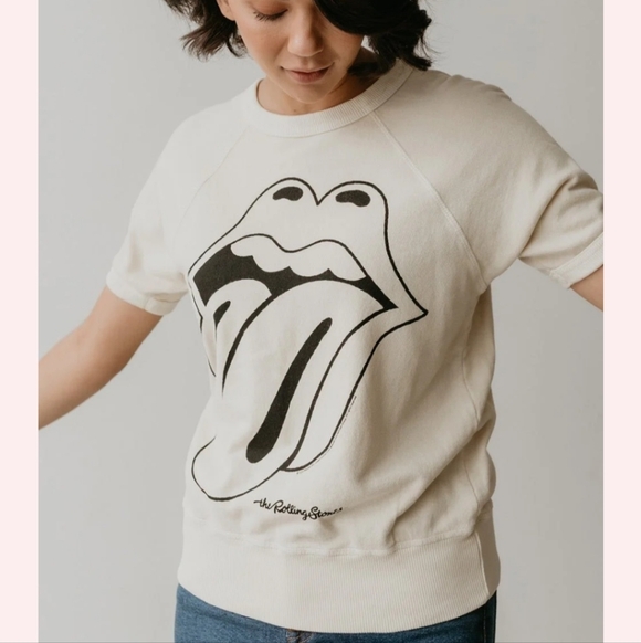 NWOT Raglan Tee. Super Soft People Of Leisure Rolling Stones Shirt. XL - Picture 3 of 6